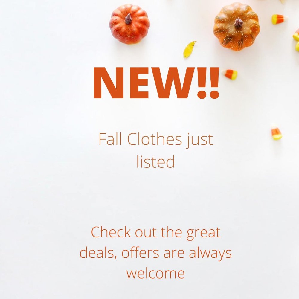 NEW FALL LISTINGS!!